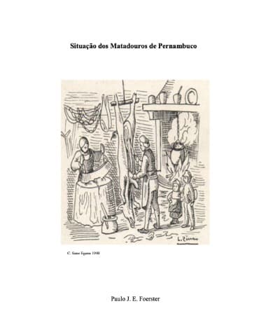 Capa de Situação dos matadouros em Pernambuco